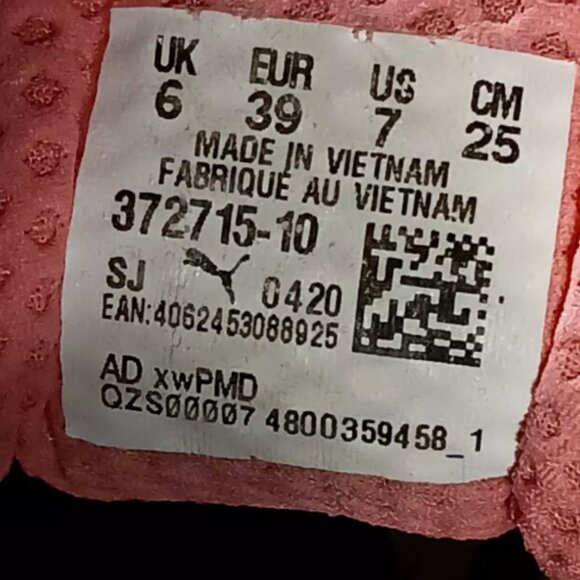 Puma Womens RS X Size 7 Tan Pink Blue Gray Running Shoes Sneakers 372715-10 - Picture 9 of 10